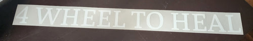 Windshield banner